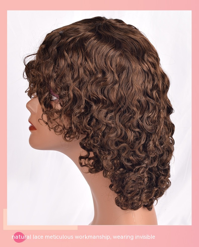Embrace natural beauty in every strand with our human hair bang BOB wigs, crafted for a realistic and stunning look
